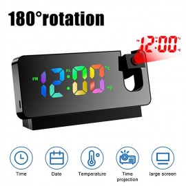 Smart Alarm Clock S282-A1 for Led Digitale Projectie Wekker Tafel Elektronische Wekker Met Projectie  Tijd Projector Slaapkamer Nachtkastmodus
