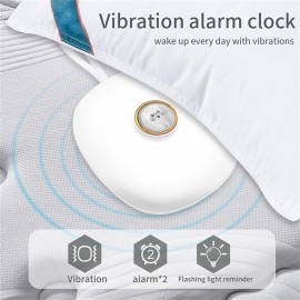 Portable Silent Vibration Alarm Clock for Students to Wake up Powerfully Adorable and Mute Digital Clock
