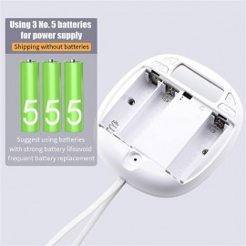 Portable Silent Vibration Alarm Clock for Students to Wake up Powerfully Adorable and Mute Digital Clock
