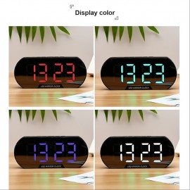 Smart Digital Alarm Clock with LED Display and USB Charging - Perfect for Students and Desktop Use

