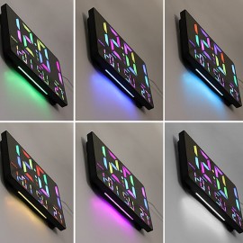 Color Large Font Alarm Clock LED Clock Bedside Clock Large Screen Electronic Clock Wall Clock
