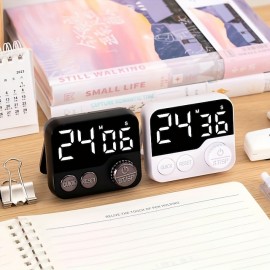 Multifunctional Rotary Timer Kitchen Timer LED Time Manager Student-specific Cooking And Baking Timer
