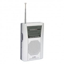 Portable Radios Small, AM FM Radio, Battery Radio Transistor With Power Indicator AA Battery Operated For Jogging Walking And Camping
